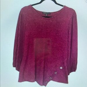 A. Byer Women's Purple Top